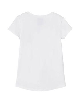 Camiseta Levis Logo Blanco Niña