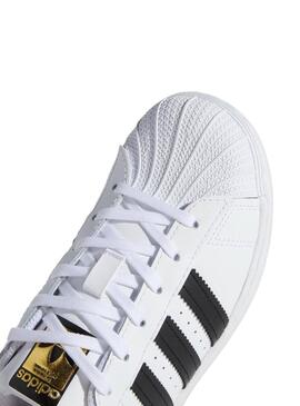 Zapatillas Adidas Superstar C Blanco Niño y Niña