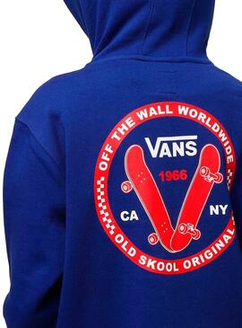 Sudadera Vans Old Skool V Azul para Niño