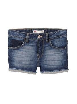 Short Levis Moldu Indigo Niña