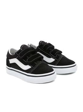 Zapatillas Vans Old Skool Velcro Negro