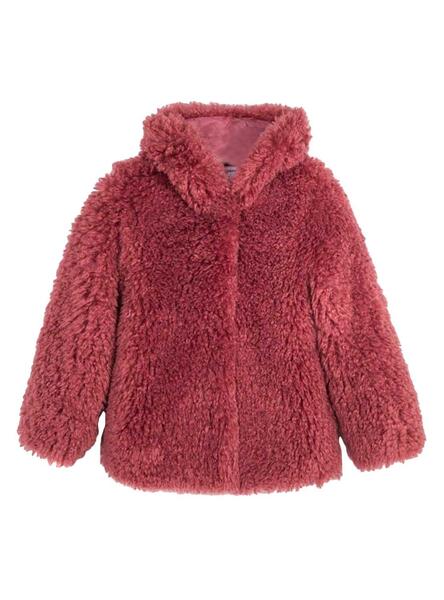 Chaqueta Peluche Rosado Niña