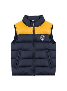 Chaleco 3 Pommes Gilet Azul y Amarillo para Niño