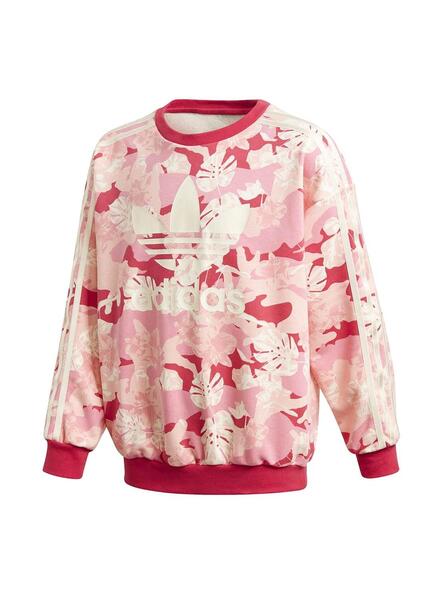 Sudadera Adidas Flores para Niña