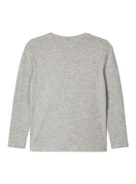 Camiseta Name It Fodessa Gris para Niña