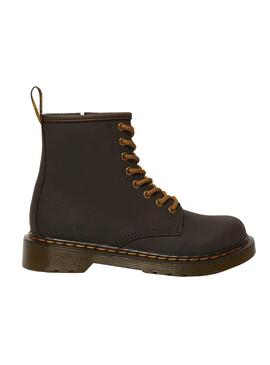 Botas Dr Martens 1460 J Marrón Para Niños