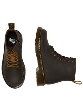 Botas Dr Martens 1460 J Marrón Para Niños