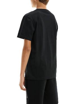 Camiseta Calvin Klein Chest Monogram Negro Niño