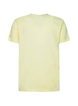 Camiseta Pepe Jeans Cayden Amarillo para Niño