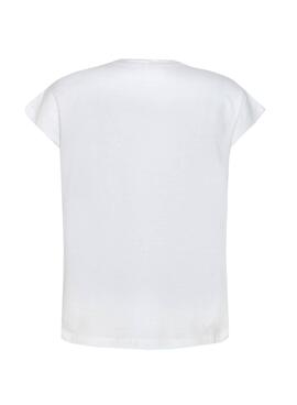 Camiseta Pepe Jeans Nina Blanco para Niña