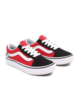 Zapatillas Vans Comfycush Old Skool Rojo Niño Niña