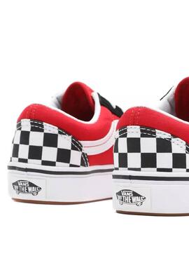 Zapatillas Vans Comfycush Old Skool Rojo Niño Niña