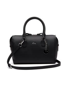 Bolso Lacoste Boston Negro Mujer