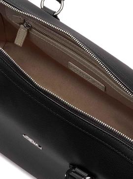 Bolso Lacoste Boston Negro Mujer
