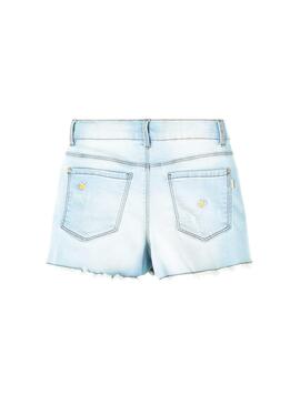 Shorts Name It Becky Azul Claro Para Niña