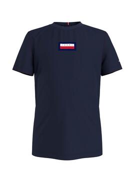 Camiseta Tommy Hilfiger MSW Graphic Marino Niño