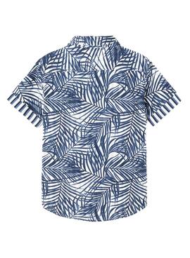 Camisa Name It Ferie SS Azul Oscuro Para Niño
