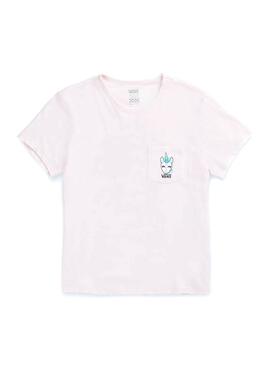 Camiseta Vans Disco Unicorn Rosa Para Niña