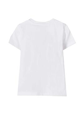 Camiseta Name It Fasho Blanco Para Niño