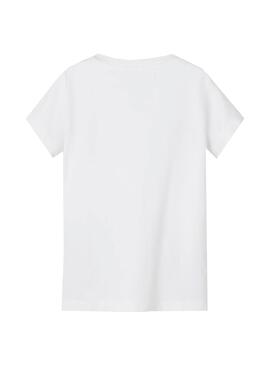 Camiseta Name It Fefa Blanco Para Niña