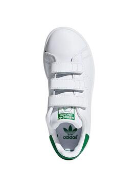 Zapatillas Adidas Stan Smith CF Blanco Niño Niña