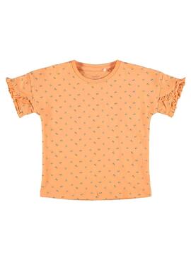 Camiseta Name It Jamilia Naranja Para Niña