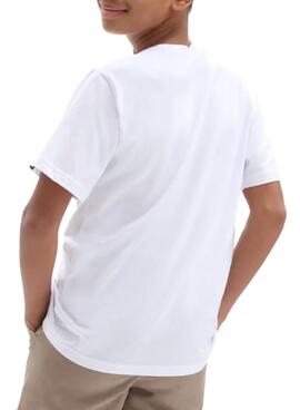 Camiseta Vans OTW Logo Fill Blanco Para Niño