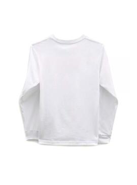 Camiseta Vans Easy Logo Blanco Para Niño