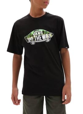 Camiseta Vans OTW Logo Fill Boys Negro Para Niño