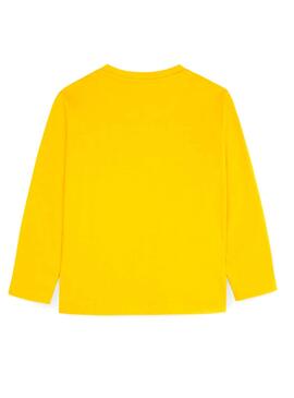 Camiseta Mayoral Skater Miel Amarillo Para Niño