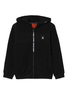 Sudadera Mayoral Felpa Negro Para Niño