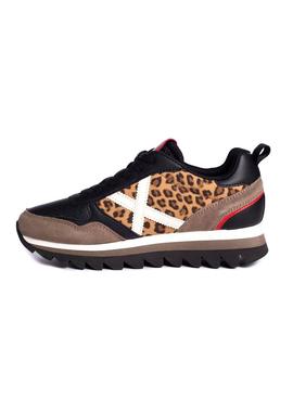 Zapatillas Munich Ripple 26 Leopardo Para Mujer