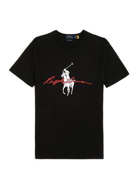 Camiseta Polo Ralph Lauren Big Pony Negro Hombre