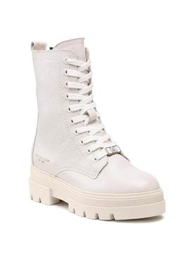 Botas Tommy Hilfiger Lace Up Beige para Mujer