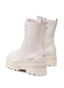 Botas Tommy Hilfiger Lace Up Beige para Mujer