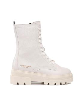 Botas Tommy Hilfiger Lace Up Beige para Mujer