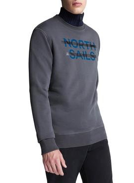Sudadera North Sails Organic Gris para Hombre