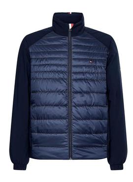 Cazadora Tommy Hilfiger Tech Mix Azul para Hombre