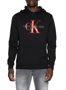Sudadera Calvin Klein Seasonal Monogram Negro para Hombre