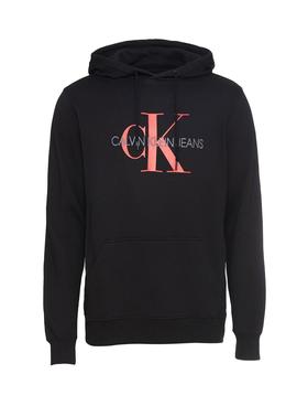 Sudadera Calvin Klein Seasonal Monogram Negro para Hombre