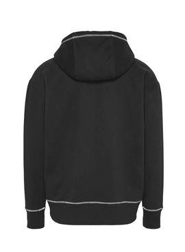 Sudadera Tommy Hilfiger Tiny Circular Negro Hombre