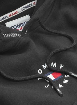 Sudadera Tommy Hilfiger Tiny Circular Negro Hombre