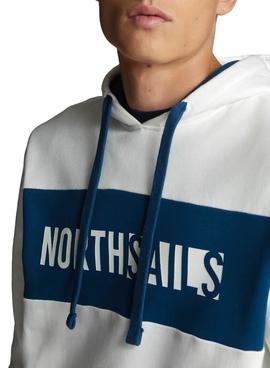 Sudadera North Sails Organic Fleece Blanco Hombre