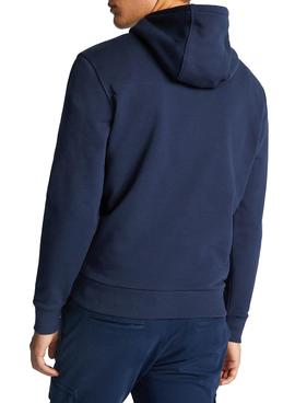 Sudadera North Sails Organic Fleece Azul Hombre