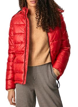 Parka Pepe Jeans Camille Rojo para Mujer