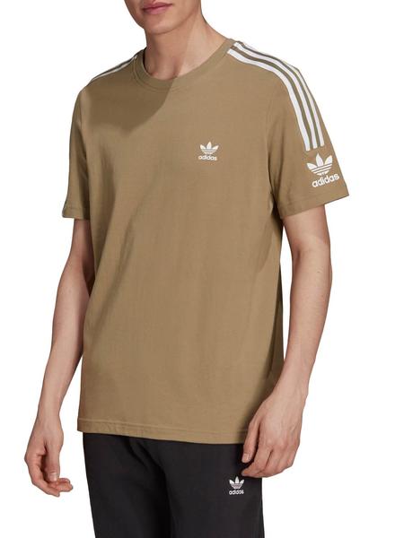 Me sorprendió Arco iris emoción Camiseta Adidas Tech Tee Caqui para Hombre