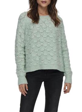 Jersey Only Penny Life Verde para Mujer