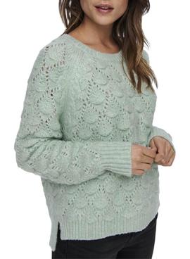 Jersey Only Penny Life Verde para Mujer