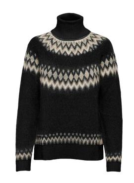 Jersey Only Marjana Estampado Negro para Mujer
