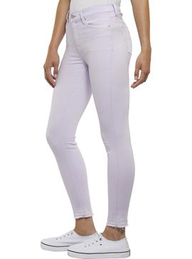 Pantalon Vaquero Tommy Jeans Nora Lila Mujer